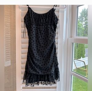 Elegant Black Starry Dress
